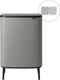 Brabantia bo touch bin hi prullenbak - 2 x 30 liter - afvalscheiding - mineral concrete grey