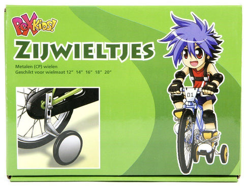 Training wheels pexkids 12-20 chrome