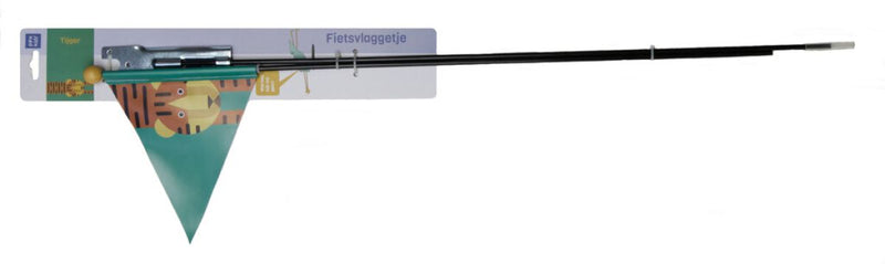 Load image into Gallery viewer, Beveiligingsvlag Pexkids Tiger Green met tijgerprint
