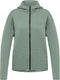 Jack wolfskin mogari hooded fz w dames outdoorjas-green zinnia