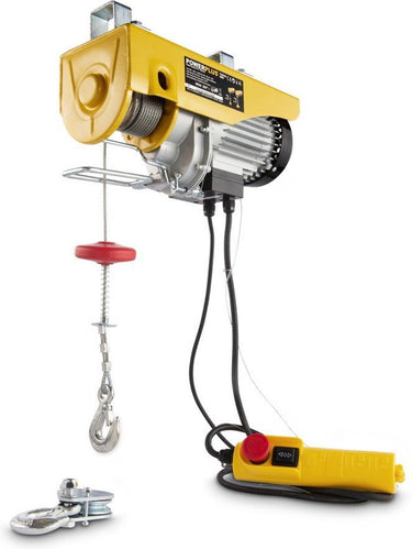 Powerplus powx902 elektrische kabeltakel - 1050w - max. 600kg - 12m stalen kabel