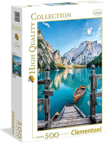 Clementoni legpuzzel braies lake, 500st.