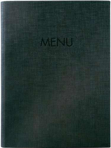 Sigel menukaart map - a5 - grijs - voor 8 bladen - si-sm207
