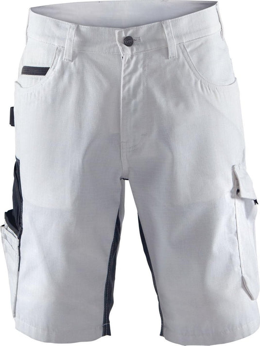 Blåkläder blaklader 1094 schildersshort met stretch white dark grey c54