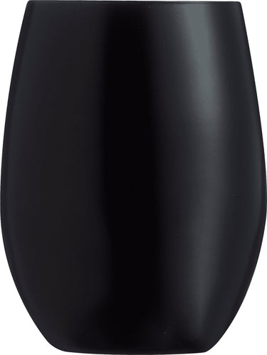Chef sommelier primary waterglazen - zwart - 360ml - 6 stuks
