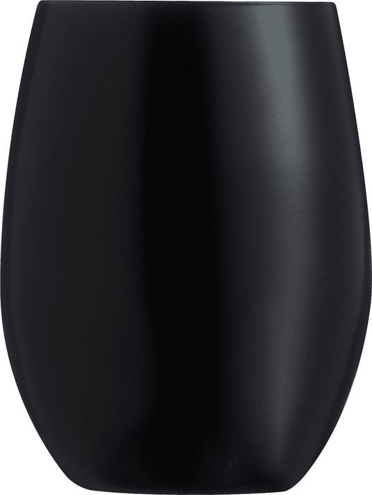 Chef sommelier primary waterglazen - zwart - 360ml - 6 stuks