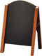 Seco krijtbord - stoepbord - 59.4 x 84cm - ronde bovenkant - se-rtcaba1f
