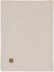 Jollein - deken ledikant 100x150cm - dekentje baby - check knit oatmeal