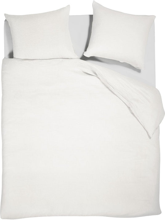 Vtwonen gentle embrace dekbedovertrek - lits-jumeaux - 240 x 200 220 cm - wit