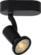 Lucide jaster-led - plafondspot (plafondlamp) - led - gu10 - 1x5w 2700k - zwart
