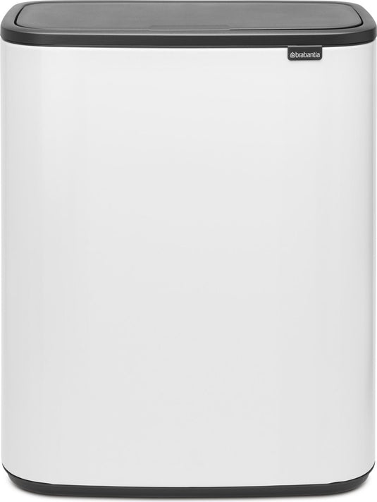 Brabantia bo touch bin prullenbak - 60 liter - 1 vak - white