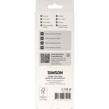 Simson ketting derailleur 10v hg