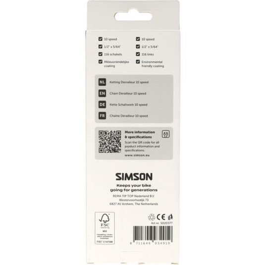 Simson ketting derailleur 10v hg