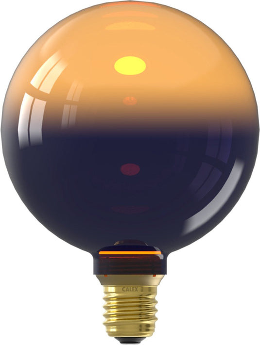 Calex inception g125 led lamp - titanium - e27 - 3w - dimbaar