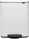 Brabantia bo prullenbak - 60 liter - 1 vak - white