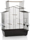 Beeztees iza 3 open - vogelkooi - zwart - groot - 59x38x65 cm