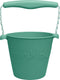 Scrunch speelgoedemmer - munt - opvouwbaar - recycleerbaar