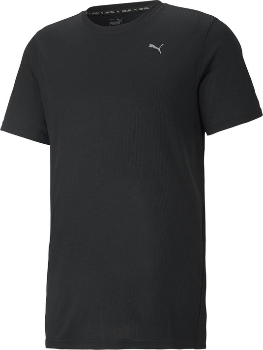 Puma performance ss tee m heren sportshirt - zwart - maat l
