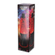Party time! lava lamp vulkaan zwart rood