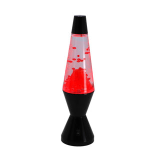 Load image into Gallery viewer, Party time! lava lamp vulkaan zwart rood

