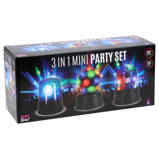 Load image into Gallery viewer, Party time! disco mini party set 3 in 1 party time
