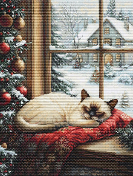Luca-s borduurpakket - the winter sleep - de winterslaap - bu5074