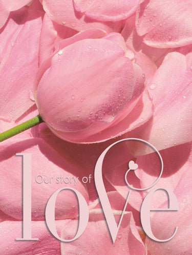 Gastenboek bruiloft love luxe hardcover voor 250 gasten