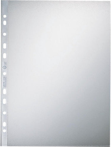 Leitz hoge kwaliteit showtas a4 dikte 0,085 mm perforatie 11-gaats pak a 100 stuks transparant