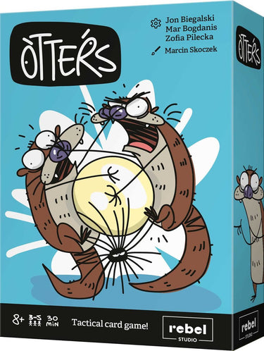 Asmodee kaartspel otters partyspel tactisch voor kinderen en familie.