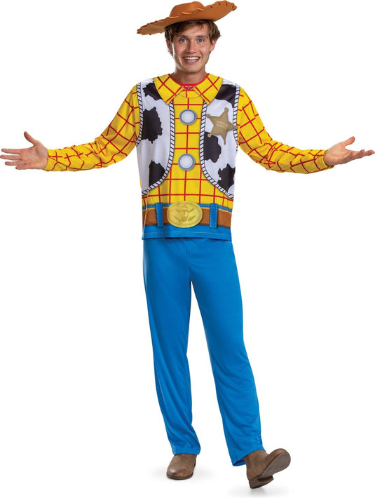 Disguise disney - toy story 4, woody kostuum basic plus, maat xxl (50-52), volwassenen