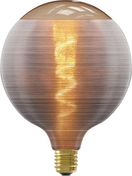 Calex silk series led lamp - g125 - grijs - e27 - 4w - dimbaar