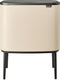 Brabantia bo touch bin prullenbak - 36 liter - 1 vak - soft beige