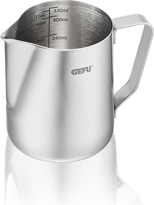 Gefu barista opschuimbeker - 350 ml - rvs melkkan voor latte art