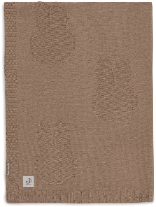 Jollein baby deken ledikant - 100x150cm - miffy - biscuit