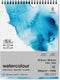 Winsor newton 6662583 aquarelblok spiral pad – 300 g m², 12 vellen, koudgeperst, grain fin - aquarelpapier 27,9 x 35,6 cm