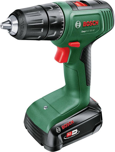 Bosch 06039d8007 accu-schroefboormachine 18 v 1.5 ah li-ion incl. 2 accus, incl. lader, incl. koffer, i