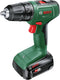 Bosch 06039d8007 accu-schroefboormachine 18 v 1.5 ah li-ion incl. 2 accus, incl. lader, incl. koffer, i