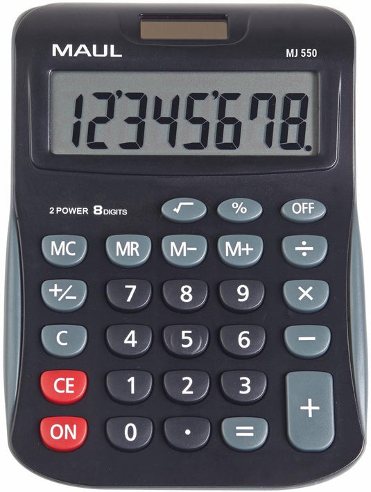 Maul bureaurekenmachine mj 550 | junior | zwart