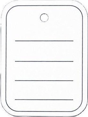 Sigel - prijskaartjes - 40x50 mm - met ponsing - gelinieerd- doos van 500 stuks - si-zb350