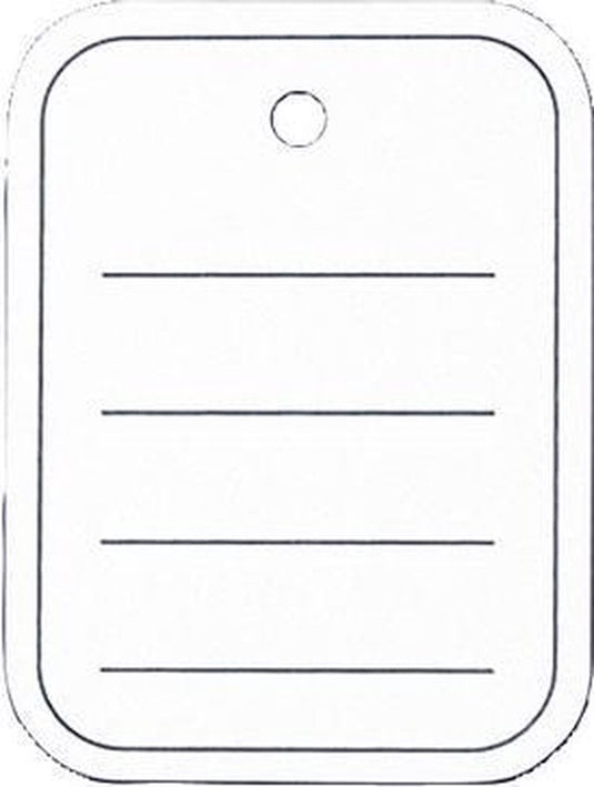 Sigel - prijskaartjes - 40x50 mm - met ponsing - gelinieerd- doos van 500 stuks - si-zb350