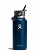 Hydro flask wide mouth flex straw cap drinkfles (946 ml) - indigo