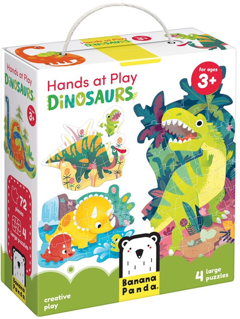 Load image into Gallery viewer, Banana panda puzzel dinosaurus
