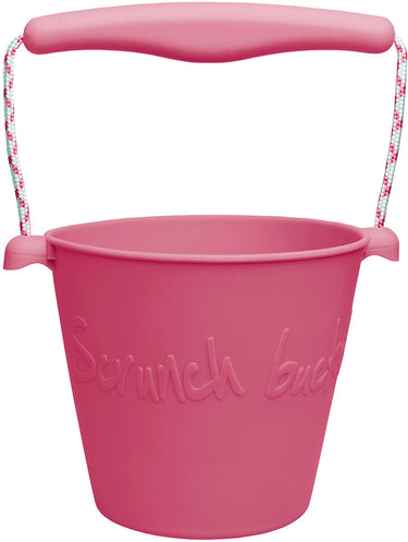 Scrunch speelgoedemmer - rood - opvouwbaar - recycleerbaar