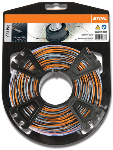 Stihl accessoires maaidraad | hightech cf3 pro kruisvormig | ø 2,4mm x 70m - 00009304303