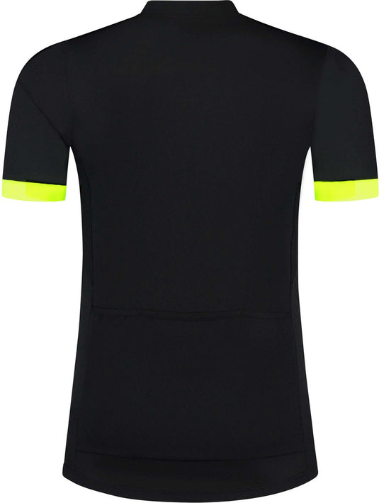 Rogelli core fietsshirt heren - korte mouwen - zwart fluorgeel - l