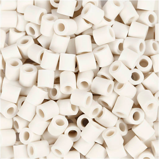 Creativ company nabbi biobeads 5x5mm wit - 1000st.