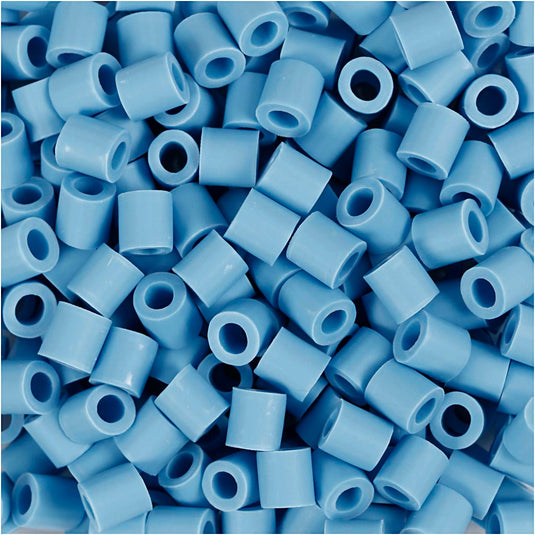 Nabbi biobeads van , afm 5x5 mm, gatgrootte 2.5 mm, medium, blauw, 1000 stuk 1 doos