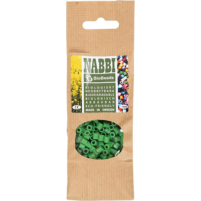 Afbeelding laden in galerijviewer, Https: www.cchobby.nl biobeads-van-nabbi-afm-5x5-mm-gatgrootte-2-5-mm-medium-groen-1000-stuk-1-doos
