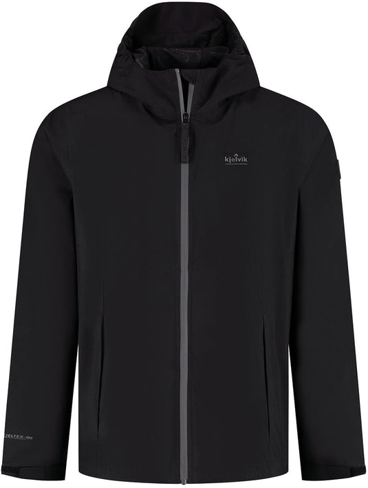 Kjelvik outdoorjas kiron zwart