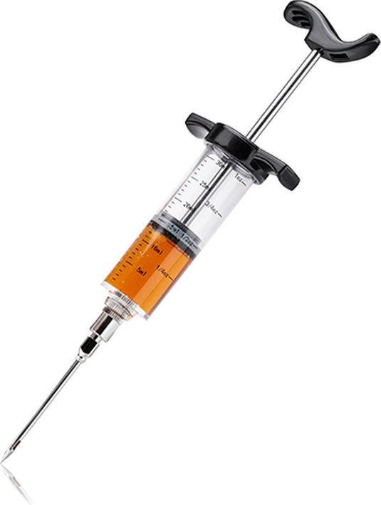 Gefu bbq marinadespuit - rvs marinade injector - voor vlees gevogelte